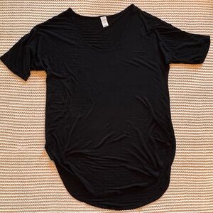 Old Navy Luxe Black Tee
